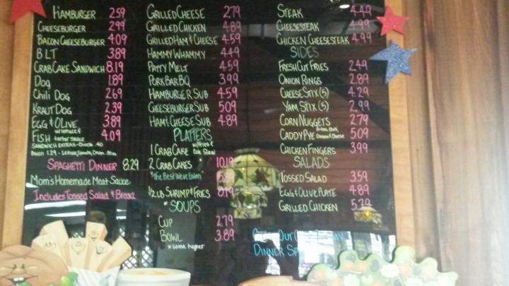 Caddy Shack - Manheim, PA menu_pic