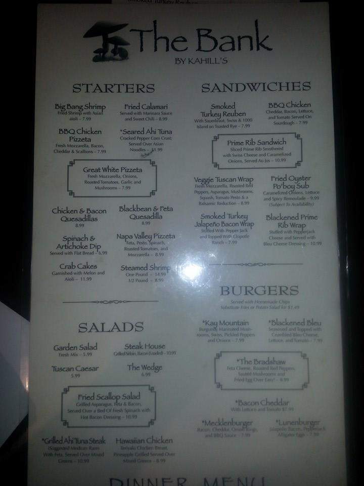 Kahill's Restaurant & Bar - La Crosse, VA