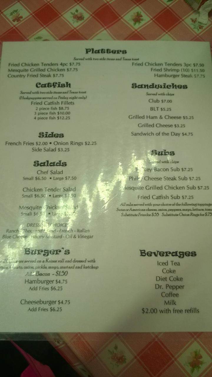 Court Square Cafe - Covington, TN menu_pic
