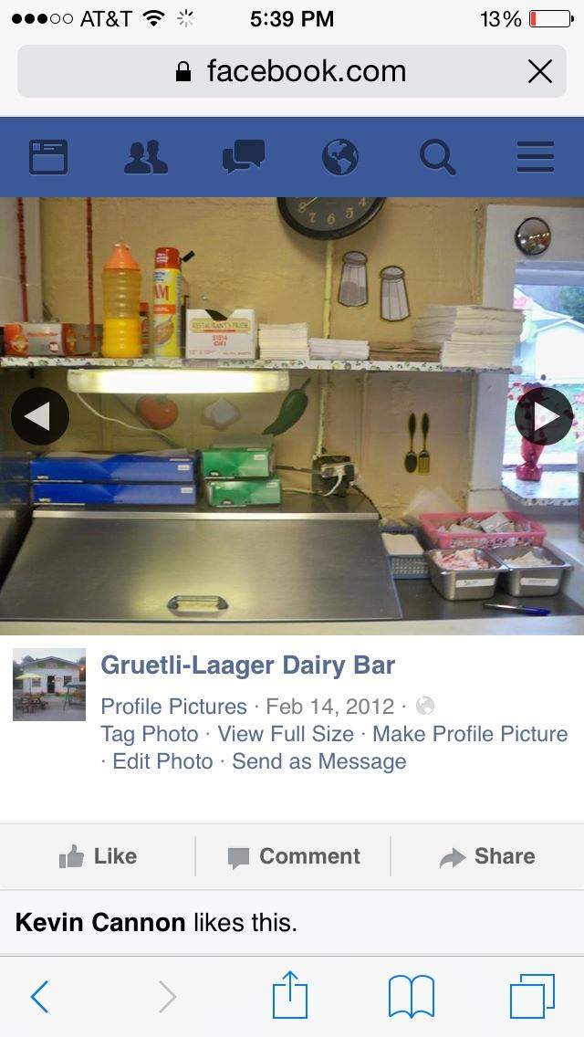 Gruetli-Laager Dairy Bar - Gruetli Laager, TN menu_pic