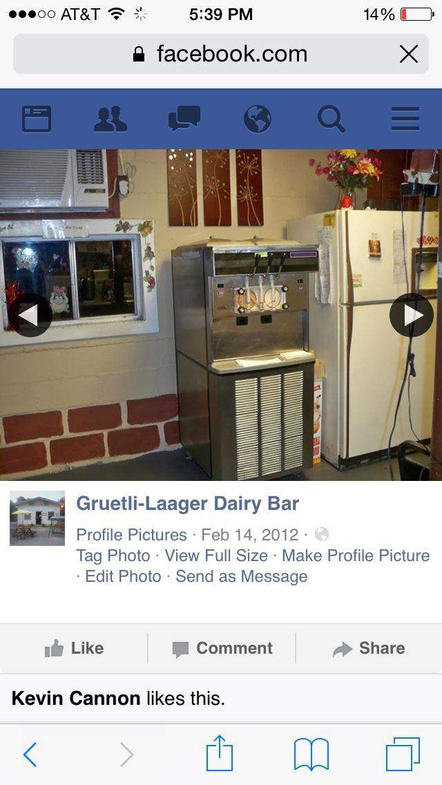 Gruetli-Laager Dairy Bar - Gruetli Laager, TN menu_pic
