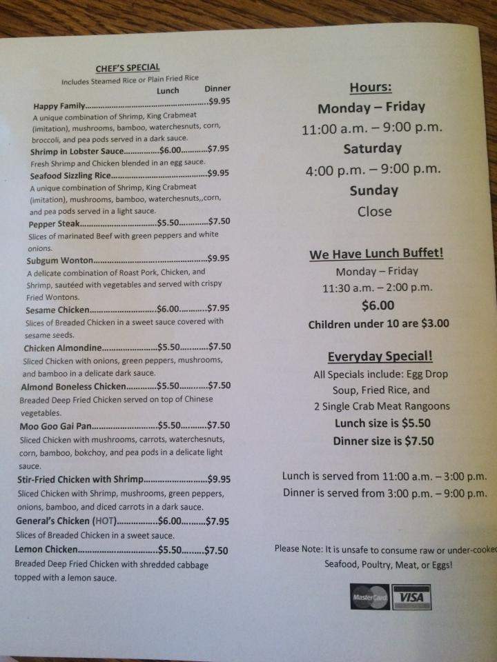 Chee Peng - Ithaca, MI menu_pic