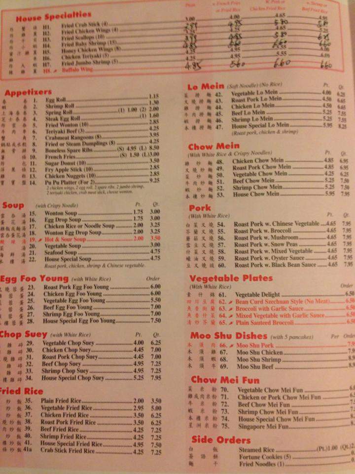 China Wok - Victoria, VA menu_pic