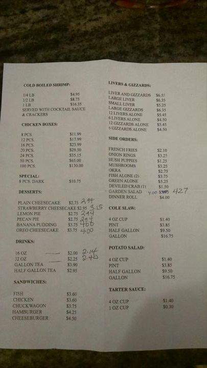 Shrimp Boat - Gastonia, NC menu_pic