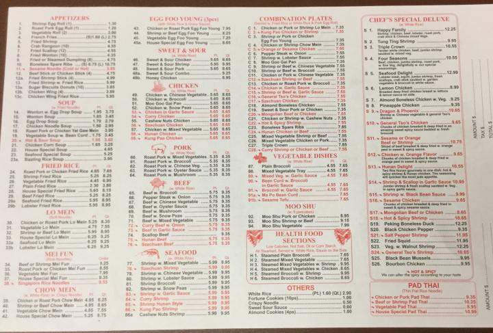 China Kitchen - Middleville, MI menu_pic