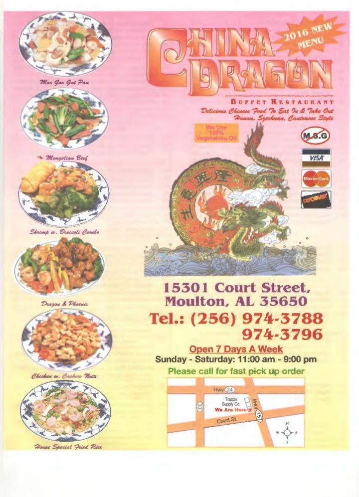 China Dragon - Moulton, AL menu_pic