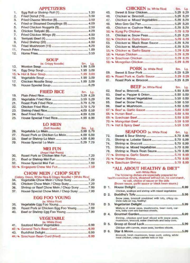 China Dragon - Moulton, AL menu_pic