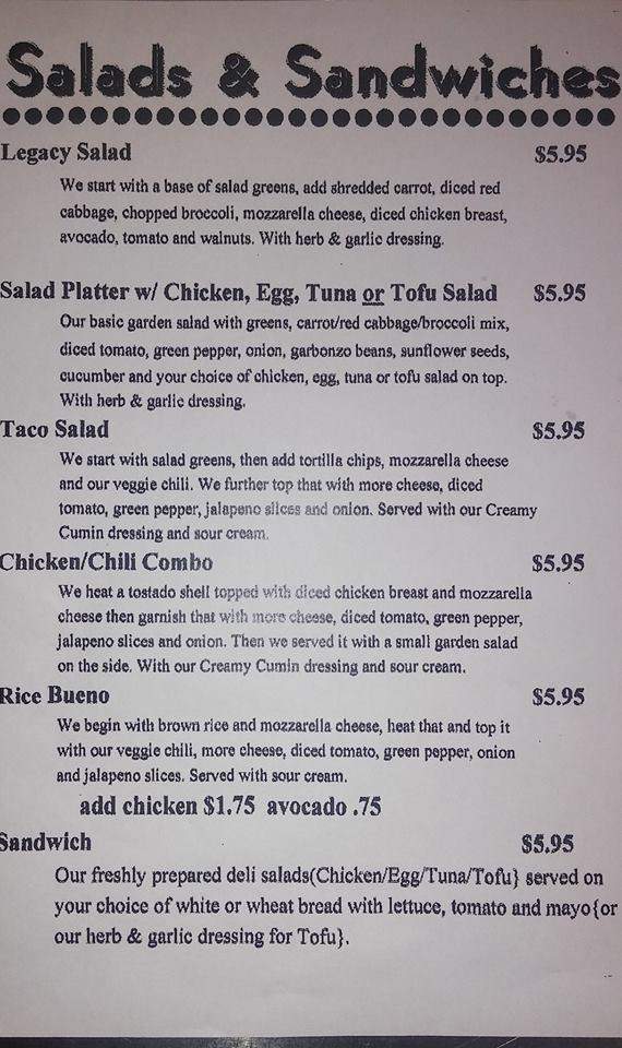 Fresh Fare Cafe - Virginia Beach, VA menu_pic