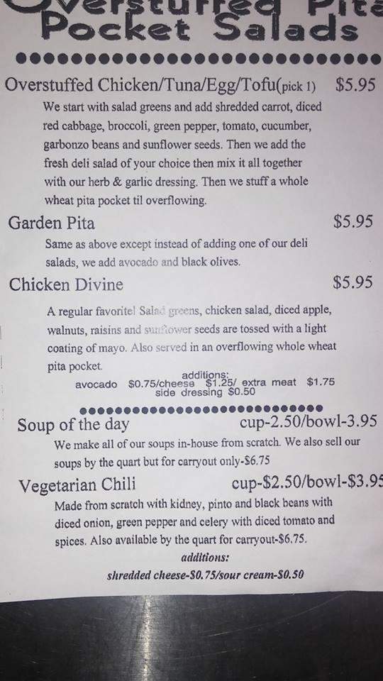 Fresh Fare Cafe - Virginia Beach, VA menu_pic
