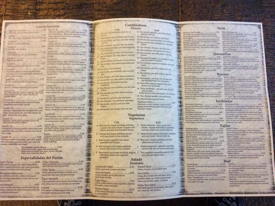 El Parian Mexican Restaurant - Virginia Beach, VA menu_pic