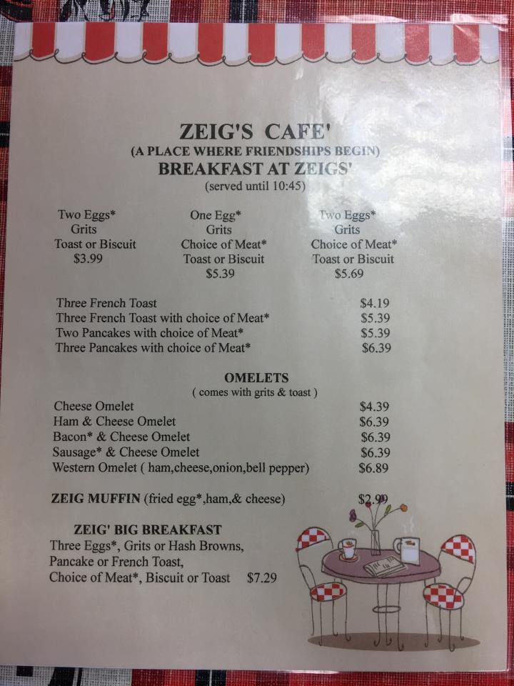 Zeig's Cafe - Brunswick, GA