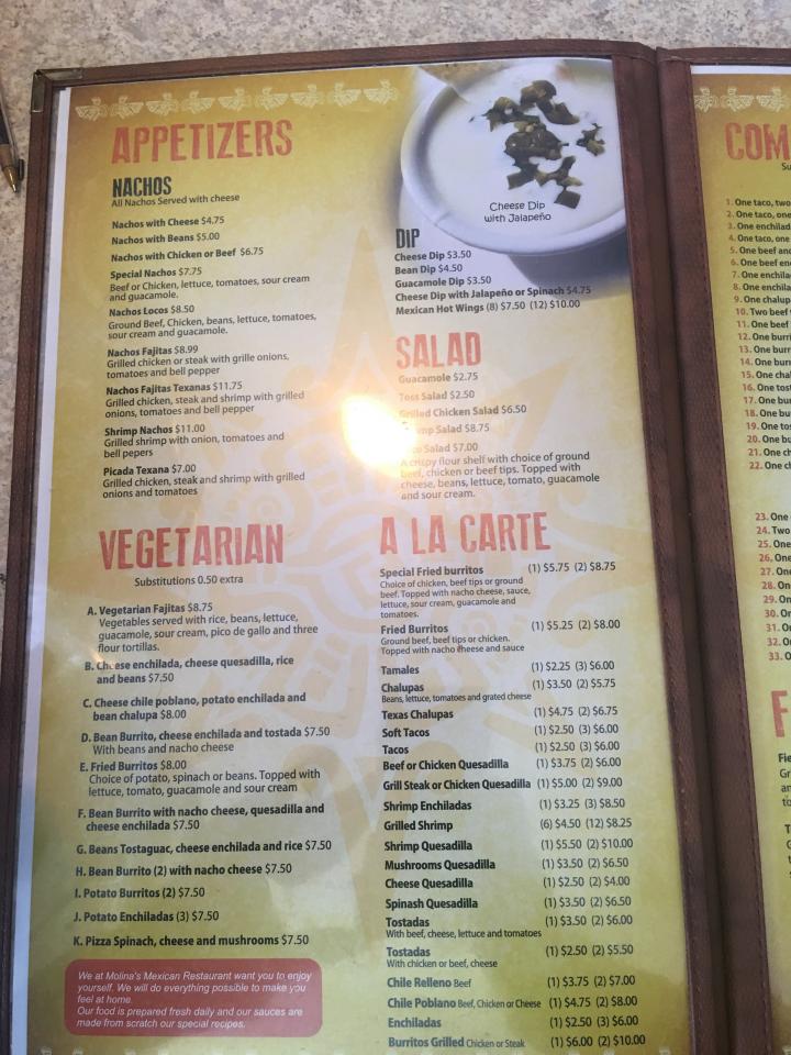 Molina's Mexican Restaurant - Piedmont, SC