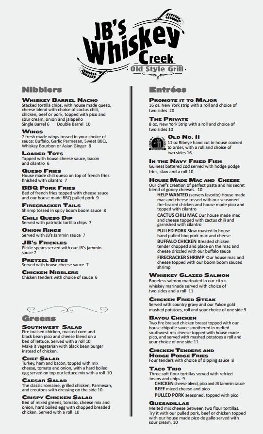 JB's Whiskey Creek - Springfield, MI