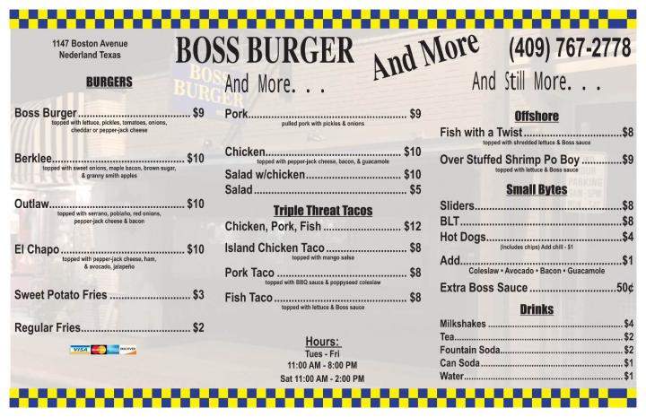 Boss Burger - Port Arthur, TX
