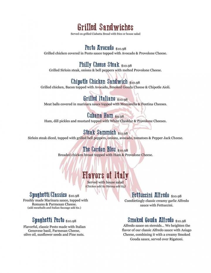 Red Rooster - Omak, WA menu_pic