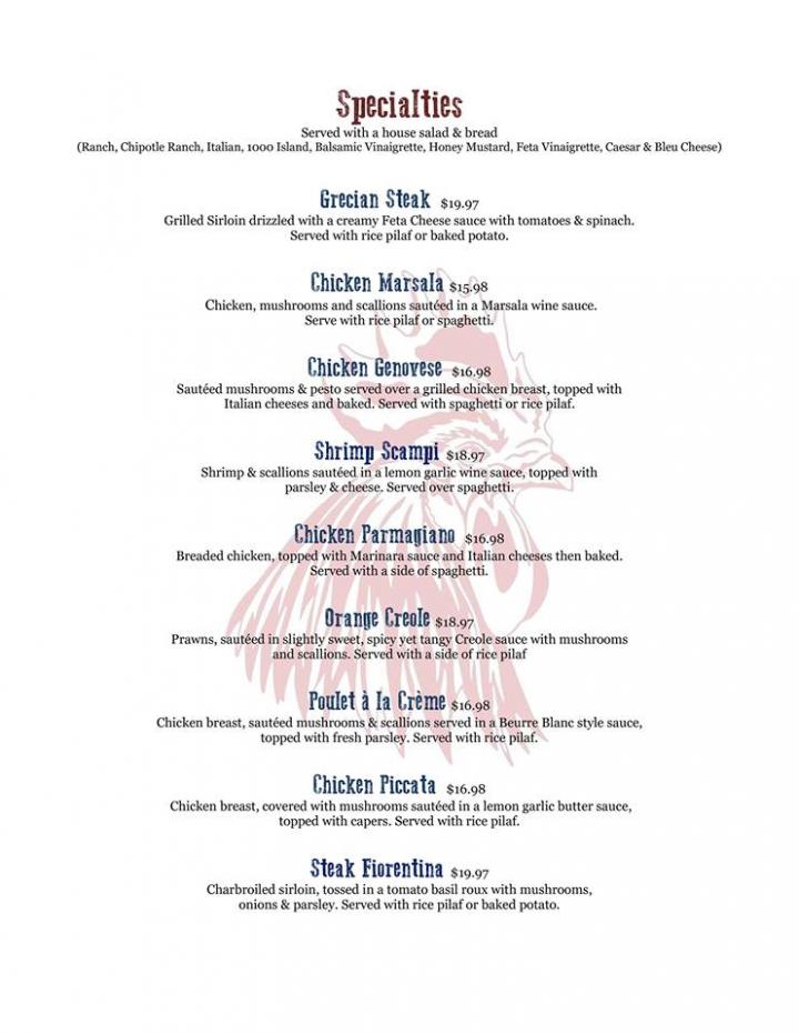 Red Rooster - Omak, WA menu_pic