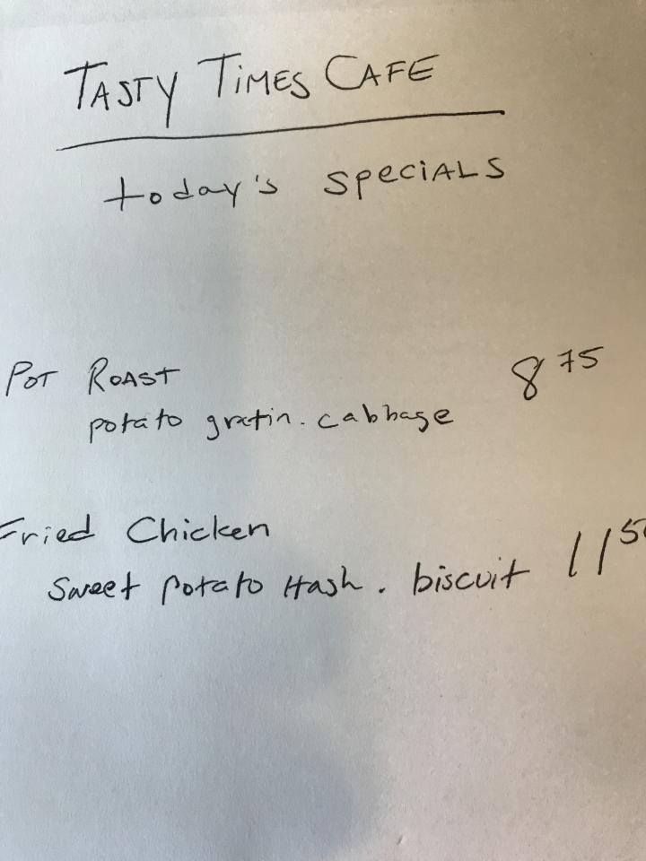 Tasty Times Cafe - Hunt Valley, MD menu_pic
