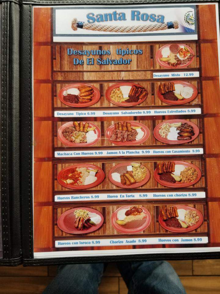 Santa Rosa Restaurant - Los Angeles, CA menu_pic