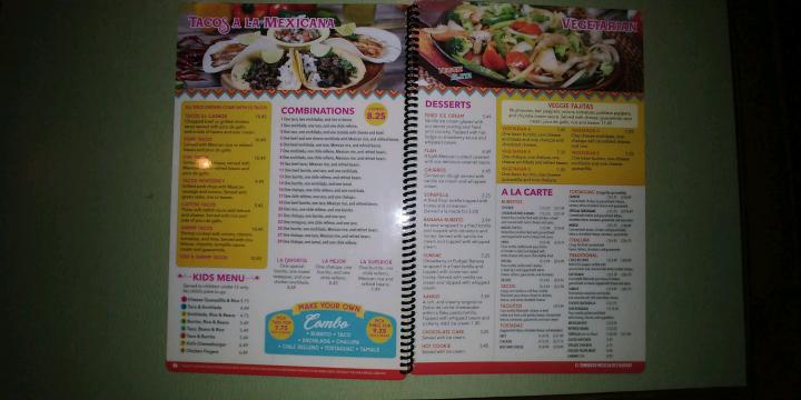 El Sombrero Mexican Grill Bar - Gray, GA menu_pic