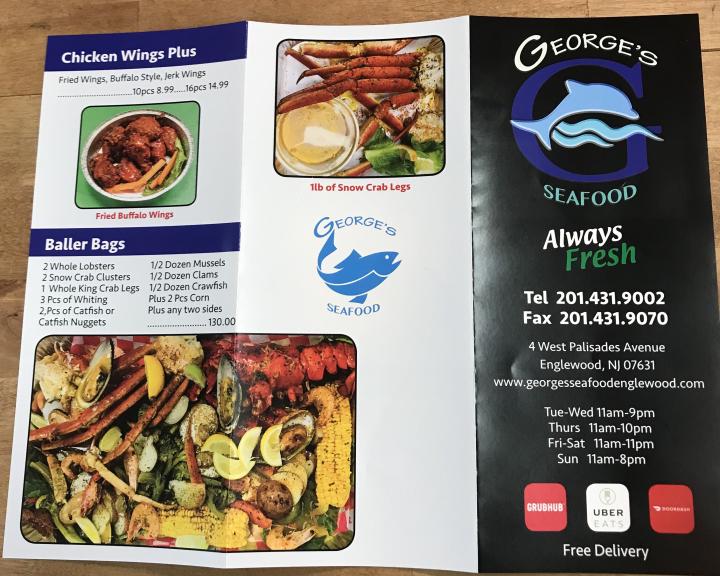 George's Seafood - Englewood, NJ menu_pic