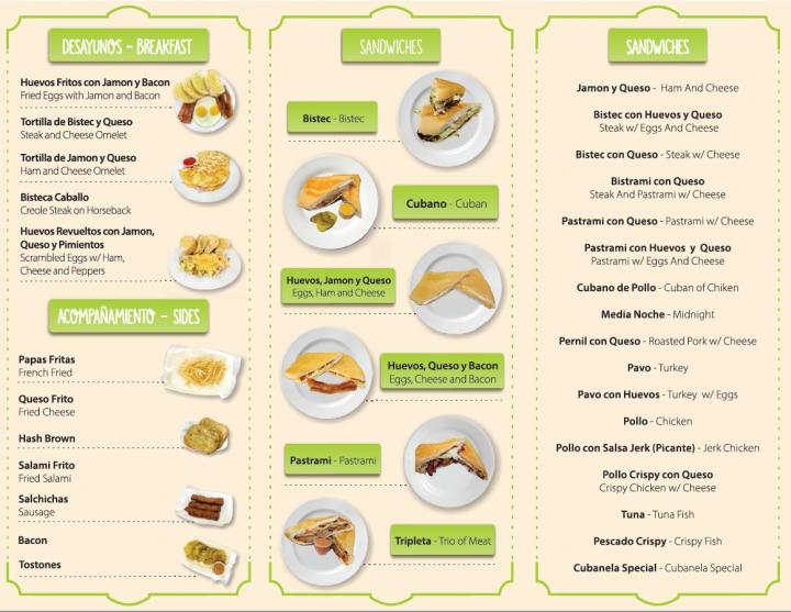 Cubanela Latin Bakery - Orlando, FL menu_pic