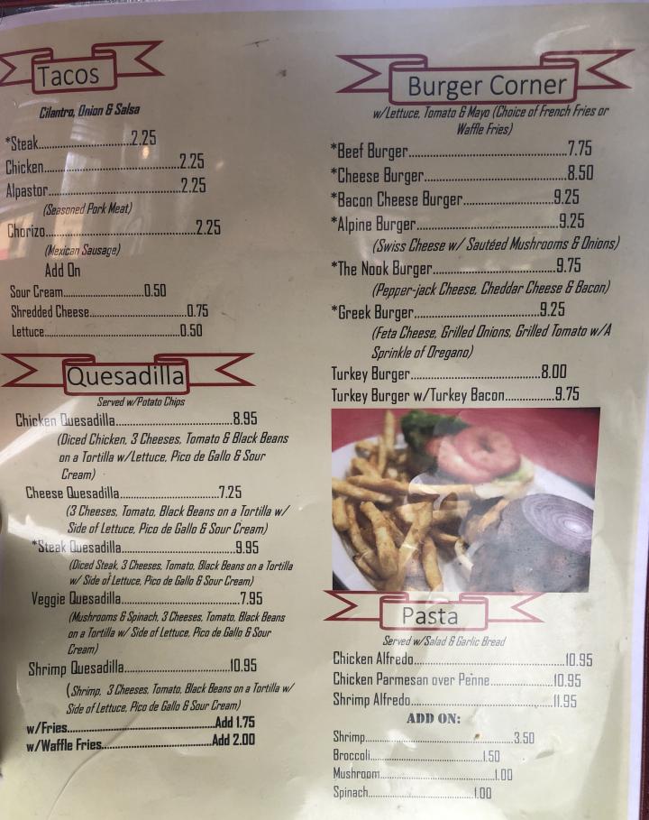 New York Diner - Charlotte, NC menu_pic