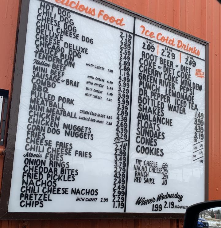 Jaenicke's Hot Dogs - Bourbonnais, IL menu_pic