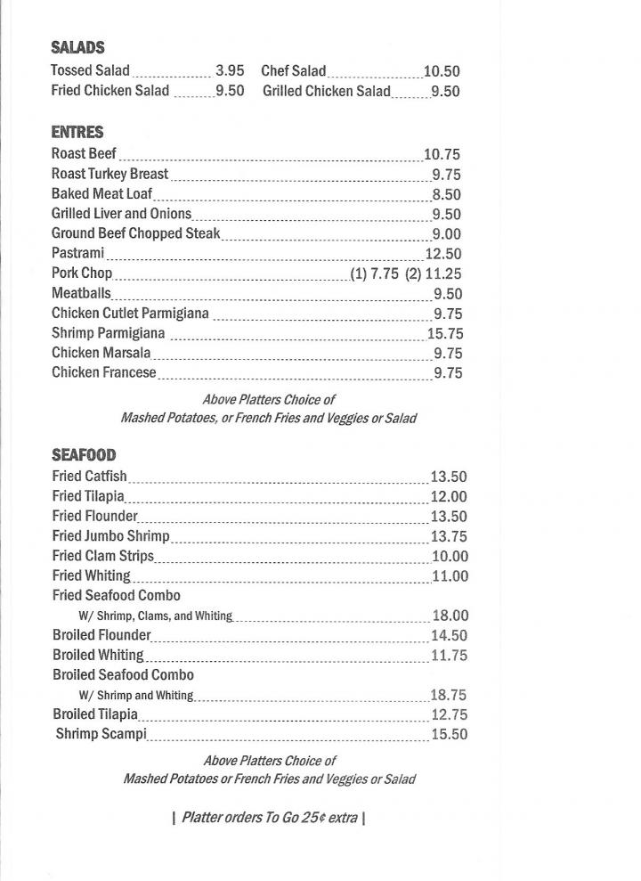 Sugar Bowl - Mount Vernon, NY menu_pic