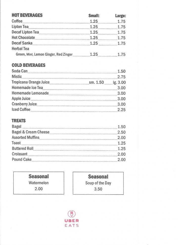Sugar Bowl - Mount Vernon, NY menu_pic