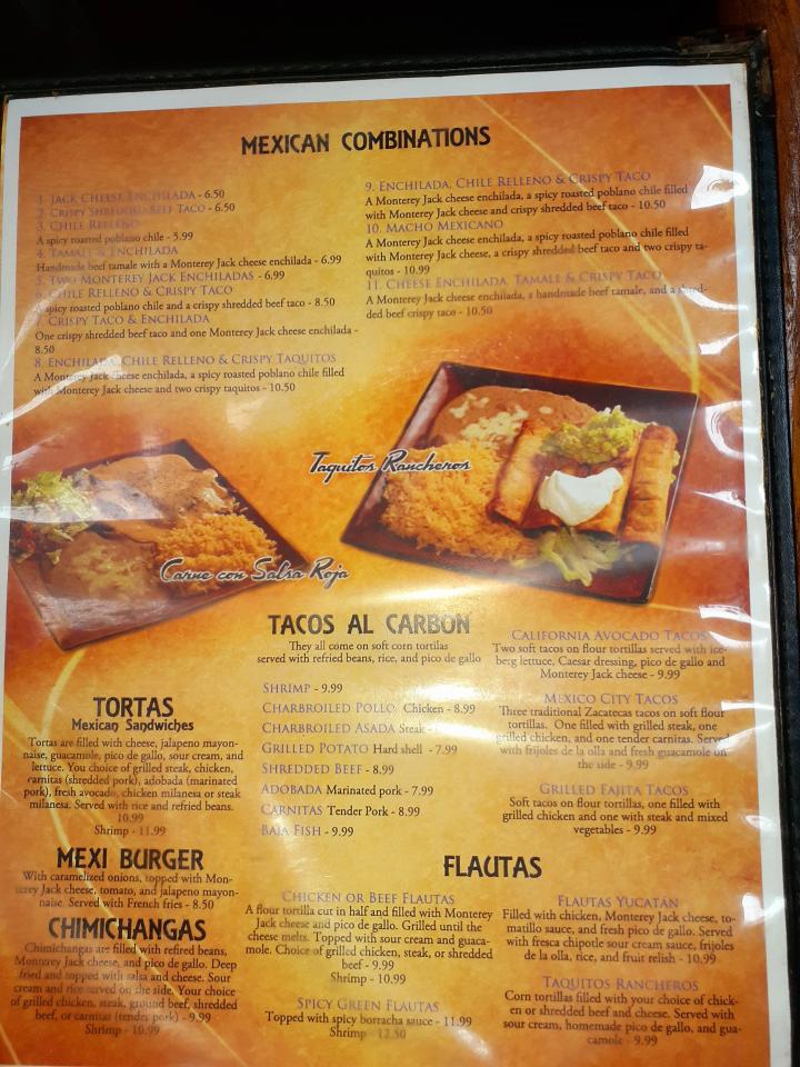 Salsas and Beer - Spring Lake, NC menu_pic