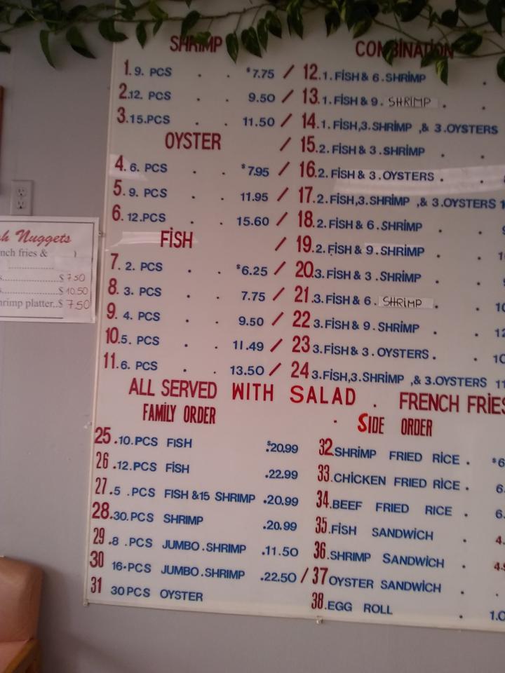 Brentwood 3 Seafood Market - Missouri City, TX menu_pic