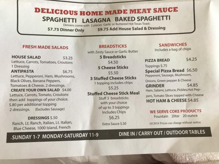 Lorobi's Pizza - Gallipolis, OH menu_pic