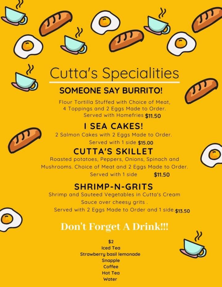 Cutta's Kitchen - Norfolk, VA menu_pic