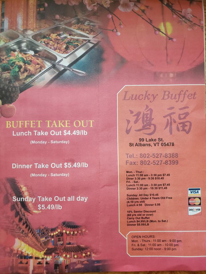 Lucky Buffet - St. Albans, VT