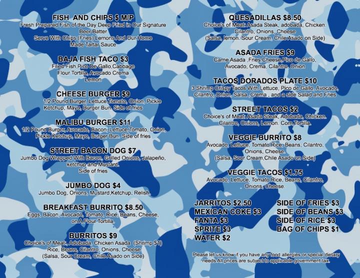 Sabor A Malibu - Malibu, CA menu_pic