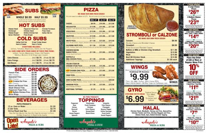 Angelo's Pizza and Subs - Salisbury, MD