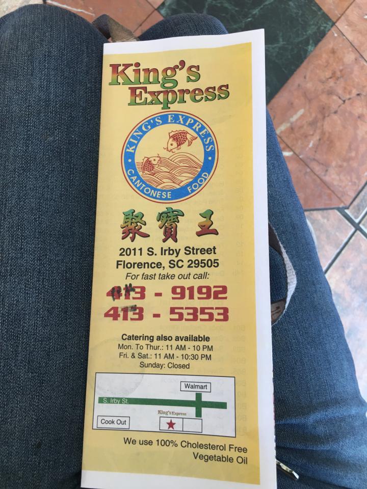King's Lite Express - Florence, SC menu_pic