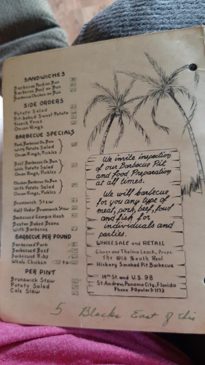 Dan's Old South Barbecue - Panama City Beach, FL menu_pic