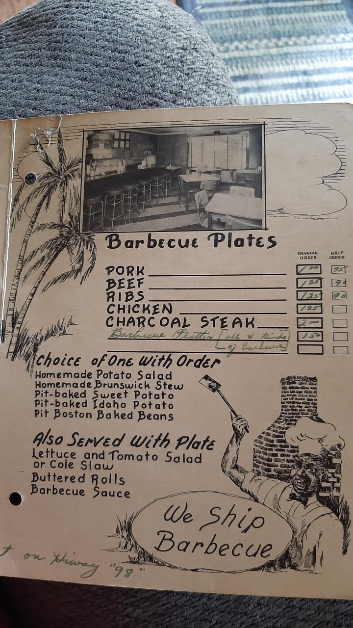 Dan's Old South Barbecue - Panama City Beach, FL menu_pic
