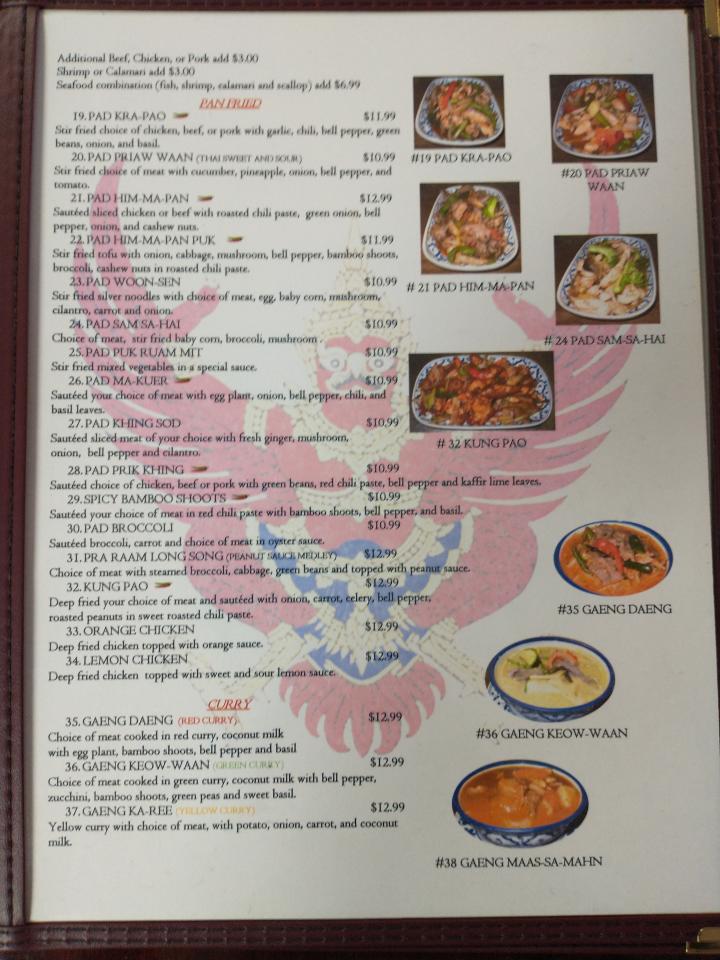 Thadapetch - Leesville, LA menu_pic