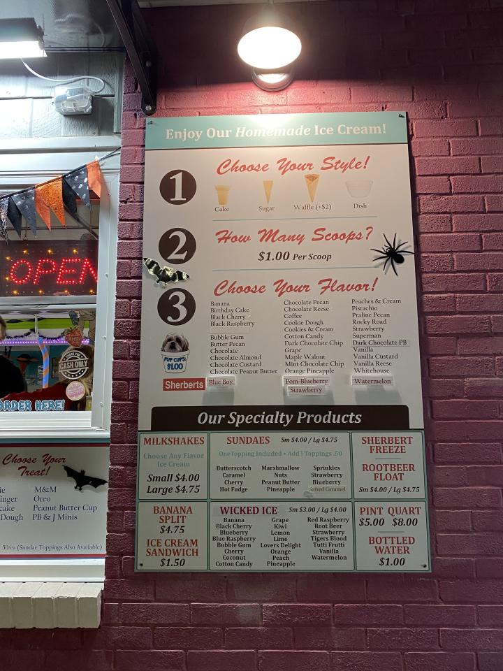 Webb's Original Ice Cream - Hubbard, OH menu_pic