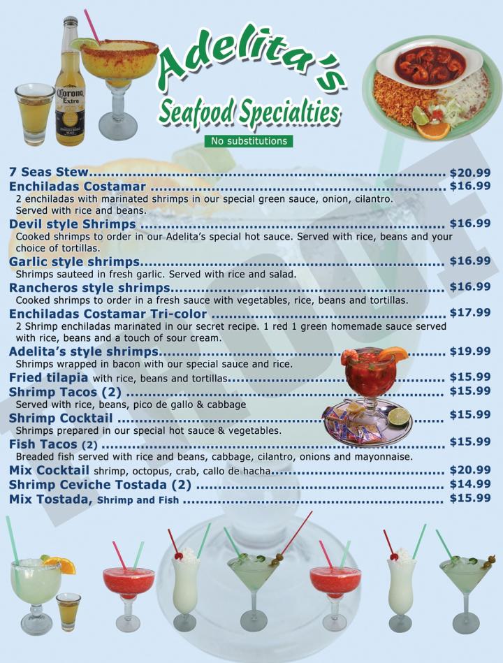 Adelita's Restaurant - Helendale, CA menu_pic