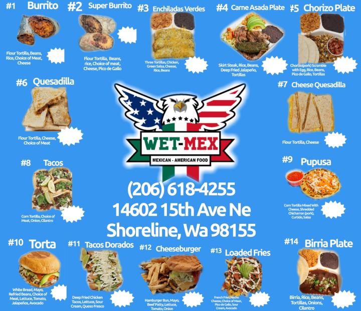Wet-Mex Food Truck - Seattle, WA menu_pic