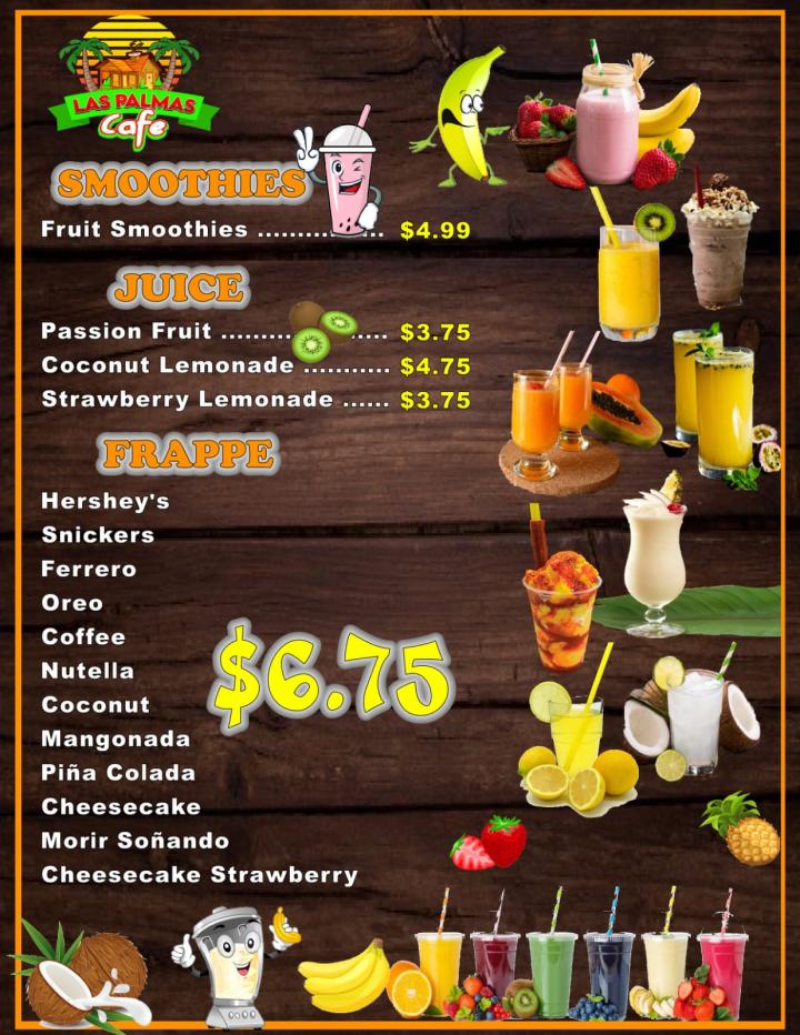 Las Palmas Cafe - Delran, NJ menu_pic