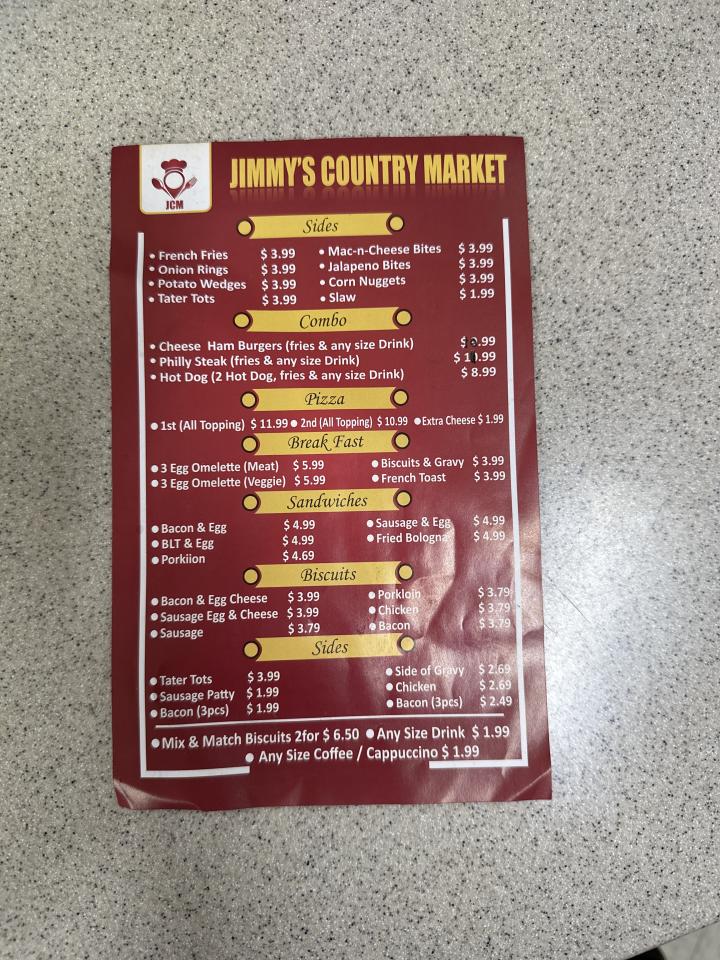 Wears Country Market & Grill - Sevierville, TN menu_pic