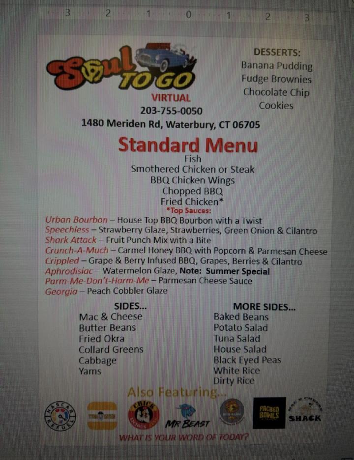 Soul to Go - Waterbury, CT menu_pic
