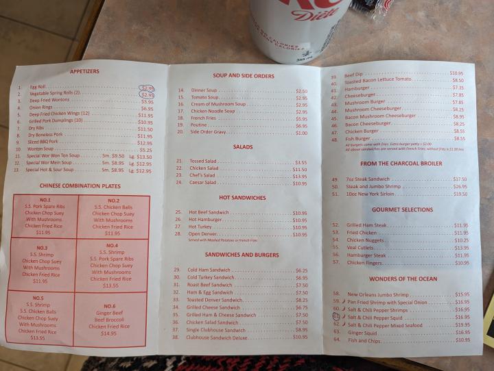 Tasty Mill Restaurant & Lounge - Coronation, AB menu_pic