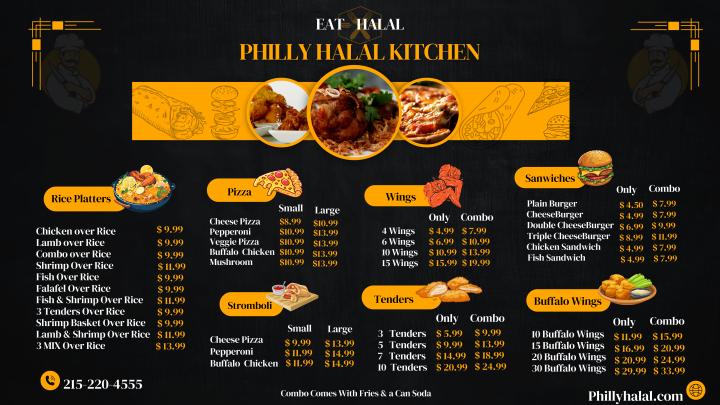 Philly Halal Kitchen - Philadelphia, PA menu_pic