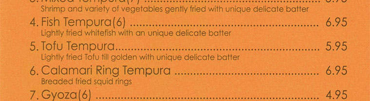 Sushiya Express - Isla Vista, CA menu_pic
