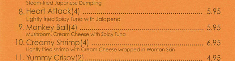 Sushiya Express - Isla Vista, CA menu_pic